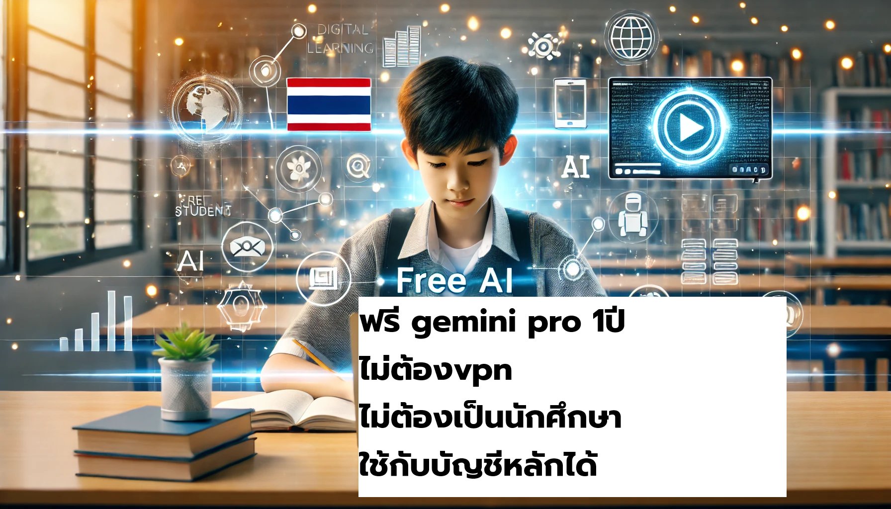 ฟรี gemini pro 1ปี